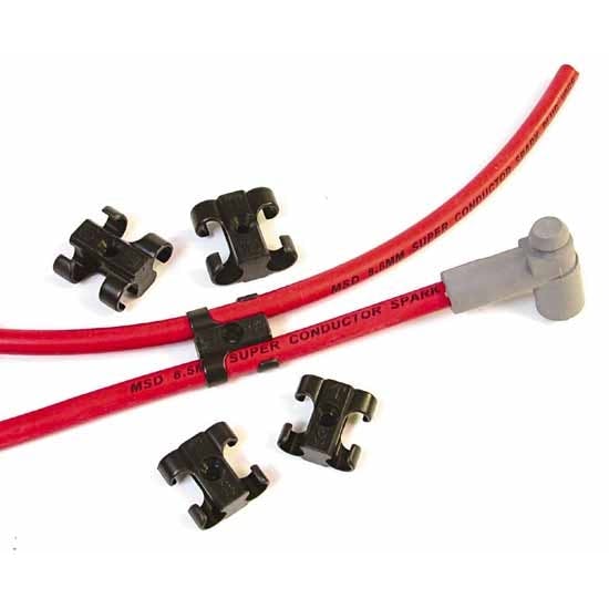 MSD 8841 Ignition Plug Wire Spacers Equivalent Dividers 8-8.5mm Set of 16 Made in USA